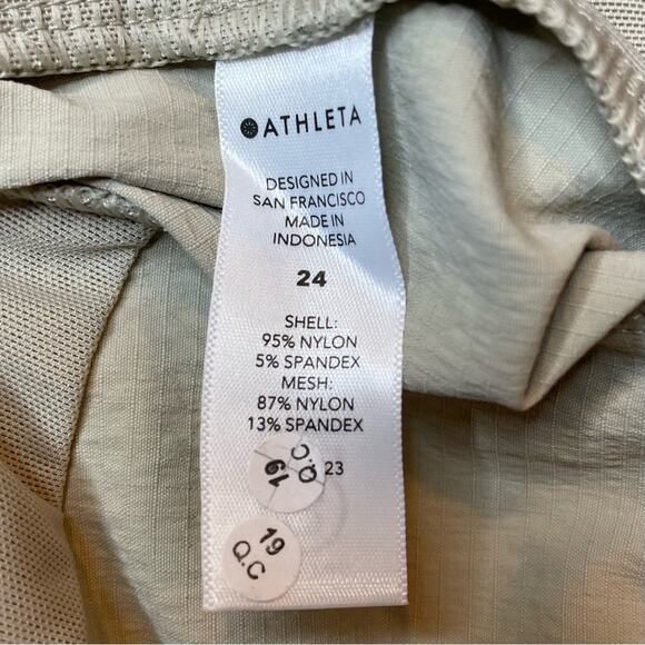 ATHLETA TREKKIE NORTH JOGGER YOGA PILATES ATHLEISURE OATMEAL 3X 24 - Picture 9 of 11